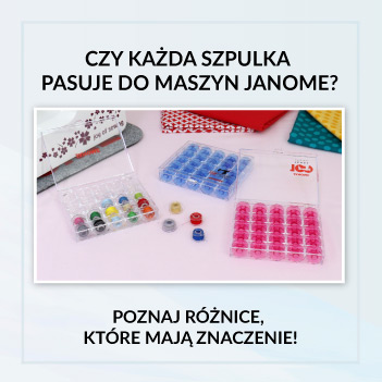Czy każda szpulka pasuje do maszyny Janome? Poznaj różnice, które mają znaczenie!