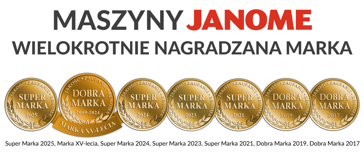 Maszyny Janome - zdobywca nagrody Super Marka
