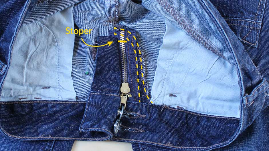 jak zmienić uszkodzony zamek w spodniach jeansowych