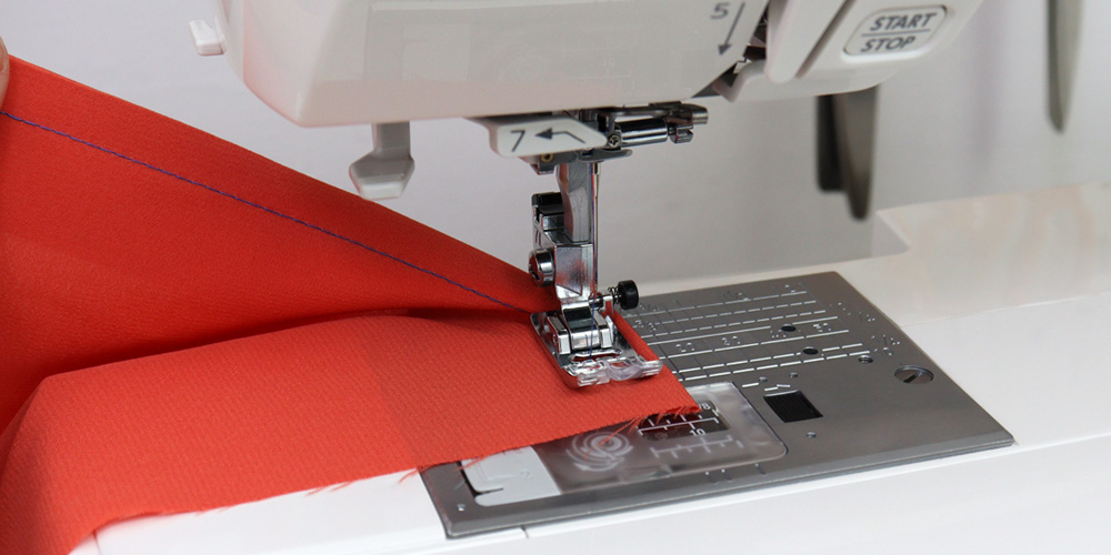 Ścieg prosty (stebnowy) w maszynie do szycia Janome 5270QDC