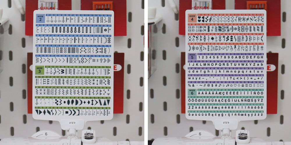 Programy ściegowe dostępne w komputerowej maszynie do szycia Janome 5270QDC