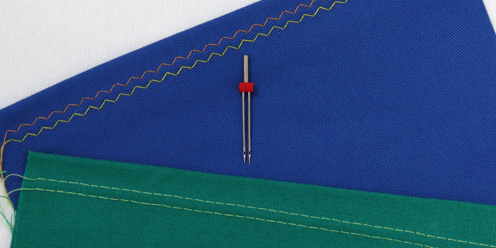 Szycie podwójną igłą w Janome 5270QDC