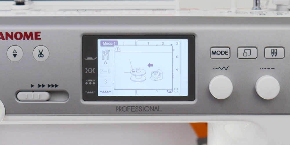 Janome MC6700P i funkcja niezależnego szpulowania