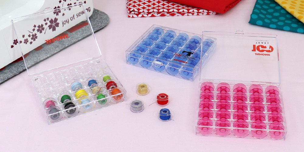 Oryginalne szpulki Janome do maszyn do szycia 