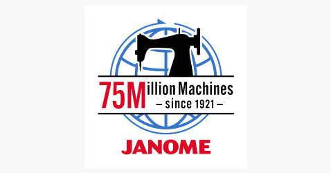 75 milionowa maszyna do szycia wyprodukowana przez Janome