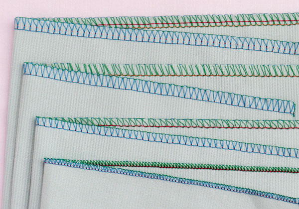 Ściegi owerlokowe z Janome 454D