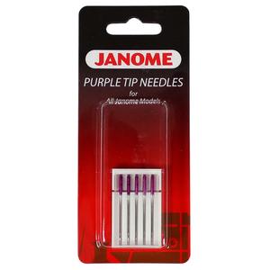  Igły Janome Purple Tip do tkanin, dzianin, syntetyków - 5 szt. o grubości 90, fig. 1 