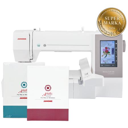 Hafciarka Janome MC550E z programem Artistic Digitizer i upgrade - super marka 2026