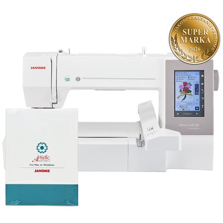 Hafciarka Janome MC550E z programem Artistic Digitizer - super marka 2026
