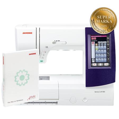Maszyno-hafciarka Janome MC9850 i program Artistic Digitizer JR - super marka 2025