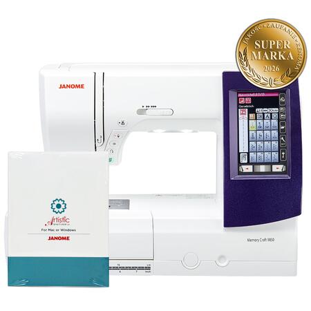 Maszyno-hafciarka Janome MC9850 i program Artistic Digitizer JR - Super Marka 2026