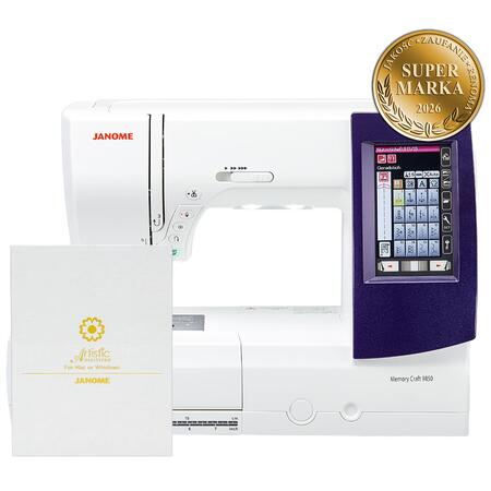 Maszyno-hafciarka Janome MC9850 i program Artistic Digitizer - Super Marka 2026