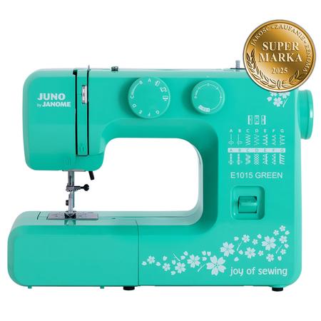 Maszyna do szycia Juno by Janome E1015 Green - super marka 2025