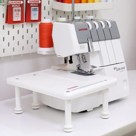  Stolik powiększający pole pracy do owerloków Janome 454D, 990D, fig. 1 