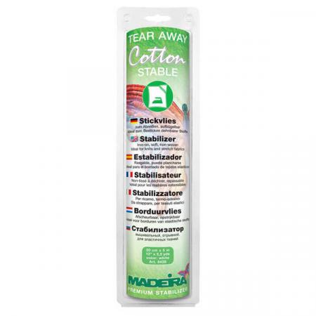  Stabilizator wydzierany przyklejany na ciepło Madeira Cotton Stable (30 cm x 5 m), fig. 1 