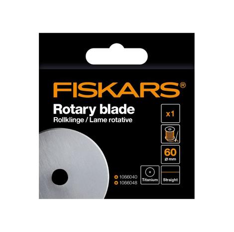  Ostrze tytanowe do noża krążkowego Fiskars o średnicy 60 mm, fig. 1 