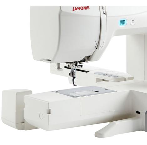 Wolne ramię w hafciarce Janome MC100E