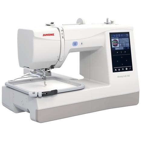 Tamborek w hafciarce Janome MC100E
