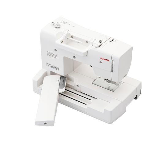 Łatwo rozkładane ramię haftujące w Janome MC100E