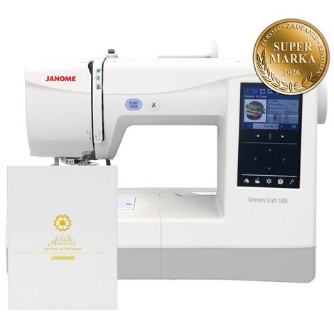 Hafciarka JANOME MC100E + profesjonalny program Artistic Digitizer - super marka 2025