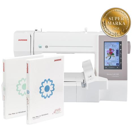 Hafciarka Janome MC550E z programem Artistic Digitizer i upgrade - super marka 2025