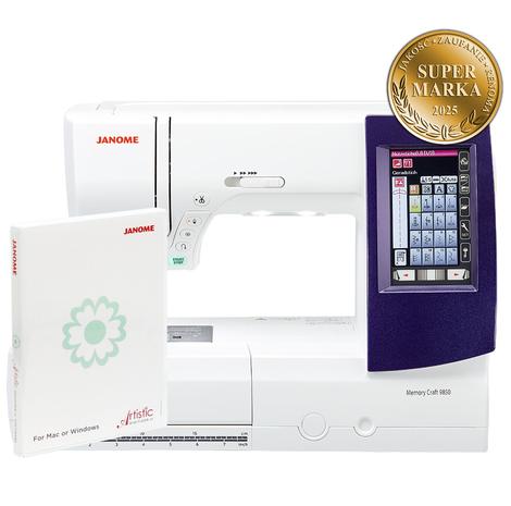 Maszyno-hafciarka Janome MC9850 i program Artistic Digitizer JR - super marka 2025