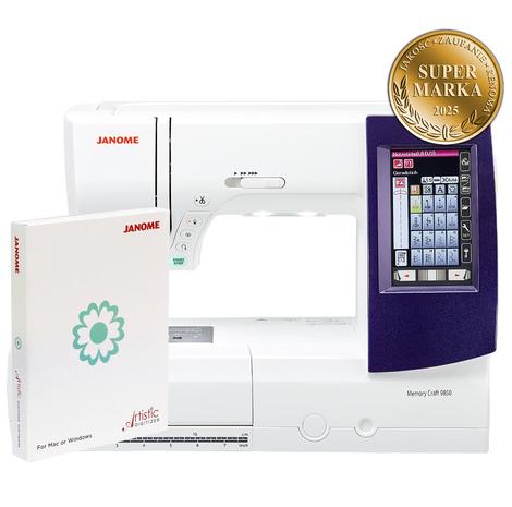 Maszyno-hafciarka Janome MC9850 i program Artistic Digitizer - super marka 2025