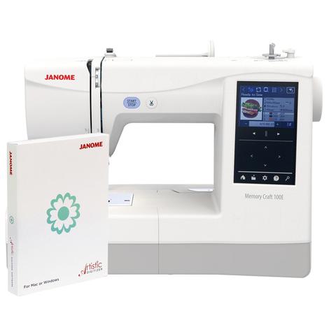 Hafciarka JANOME MC100E + profesjonalny program Artistic Digitizer