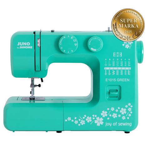 Maszyna do szycia Juno by Janome E1015 Green - super marka 2025