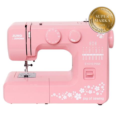Maszyna do szycia Juno by Janome E1015 pink - super marka 2025
